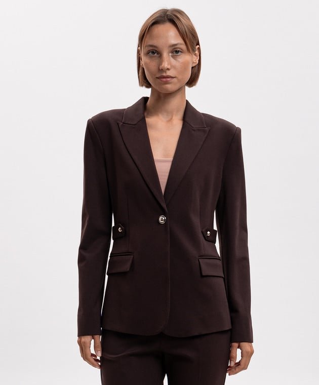 giacca monopetto con logo 262AP2520 13655 TWINSET ACTITUDE 