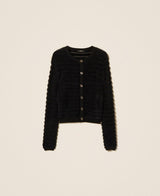 TWINSET ACTITUDE cardigan in maglia con bottoni Nero