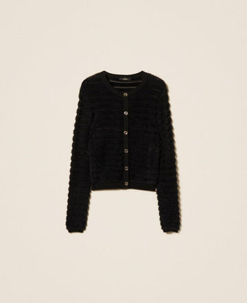 cardigan in maglia con bottoni 262AP3032 00006 TWINSET ACTITUDE 