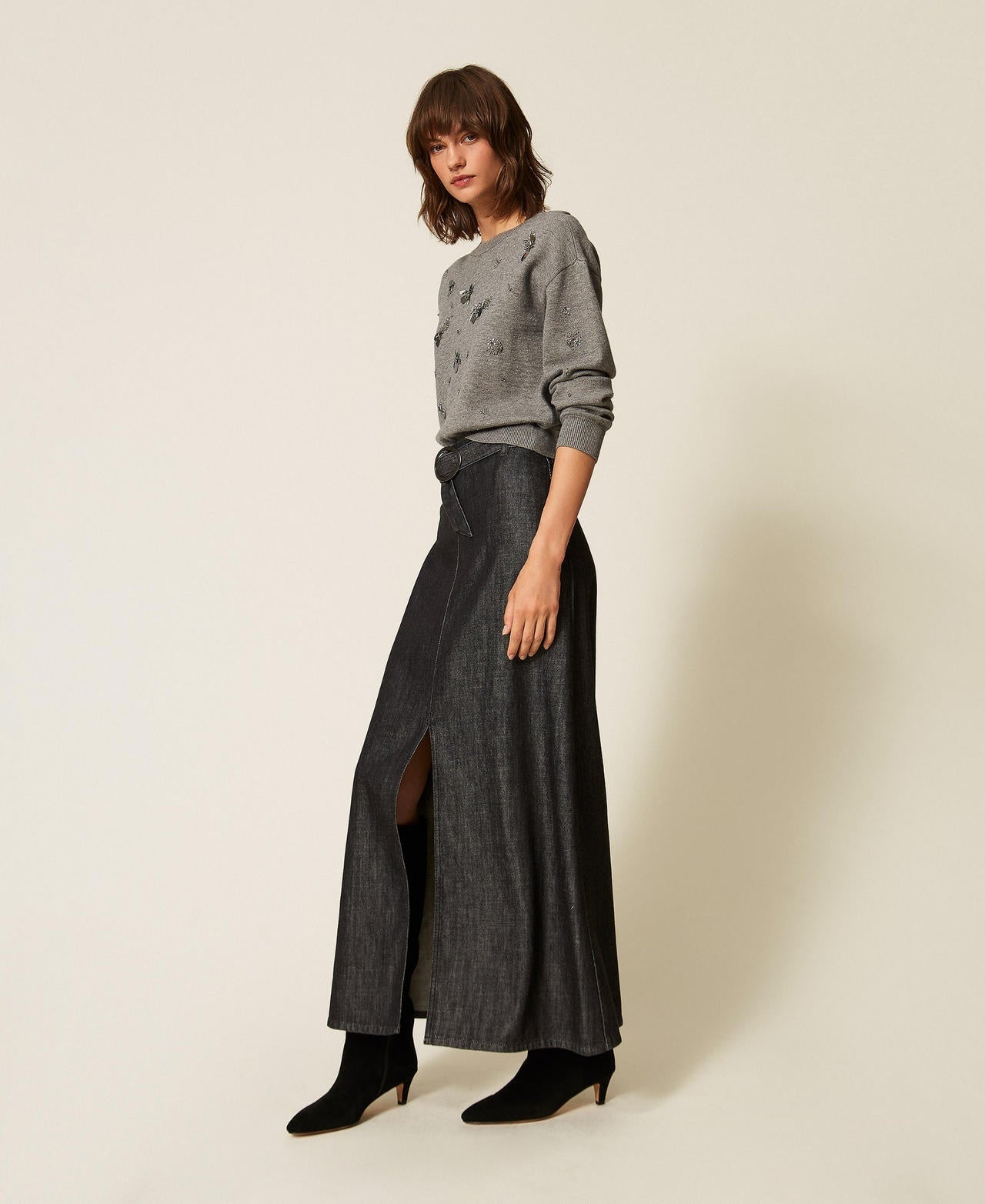maglia con ricamo 262AP3181 12838 TWINSET ACTITUDE 