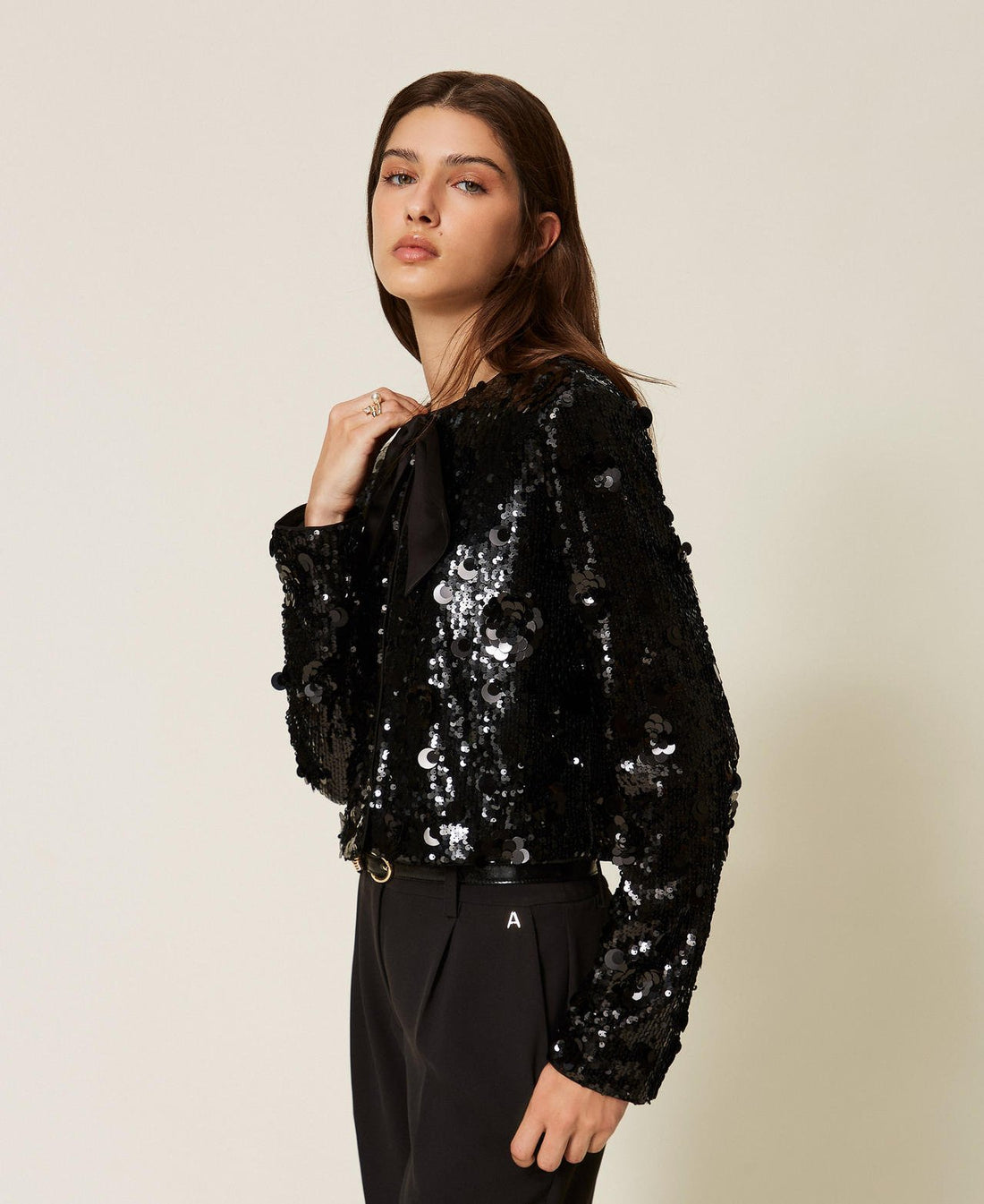 giacca full pailettes 262AT2110 00006 TWINSET ACTITUDE 