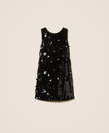 abito corto full pailettes 262AT2111 00006 TWINSET ACTITUDE 