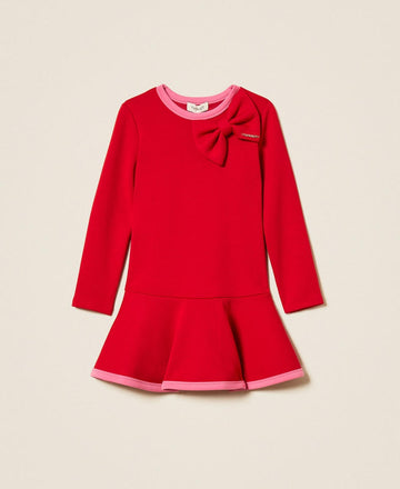 abito con fiocco 262GB2103 13786 TWINSET GIRL 