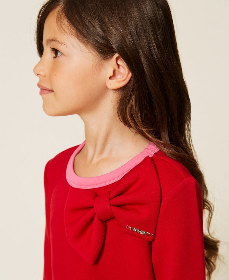abito con fiocco 262GB2103 13786 TWINSET GIRL 