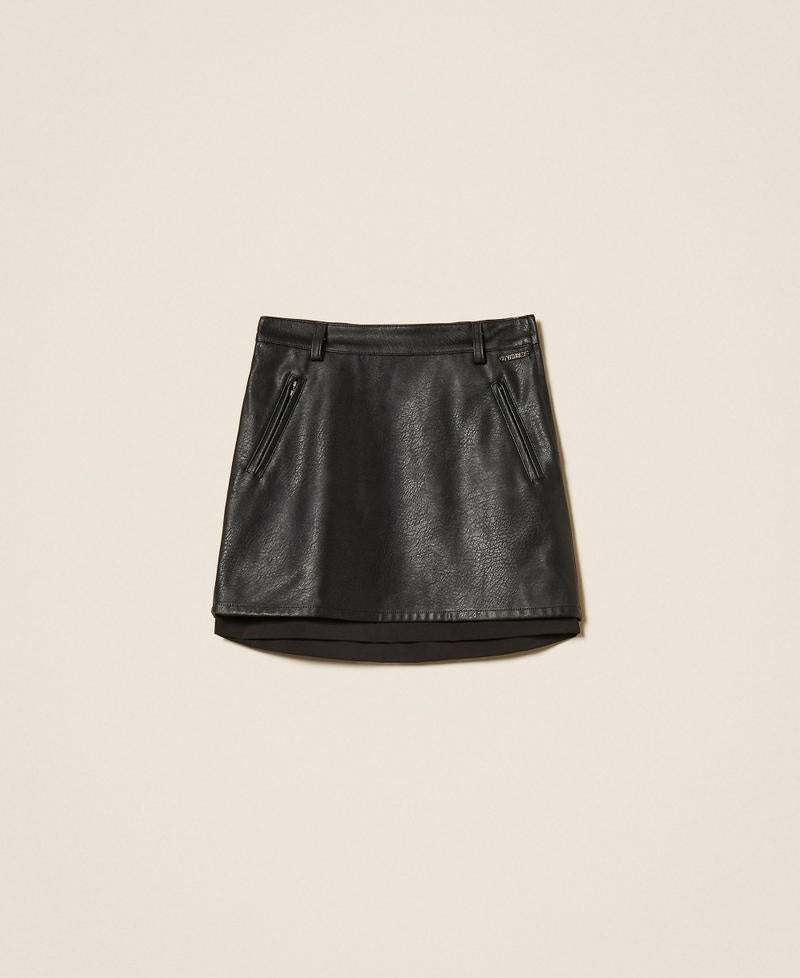 minigonna effetto pelle 262GJ2011 00006 TWINSET GIRL 