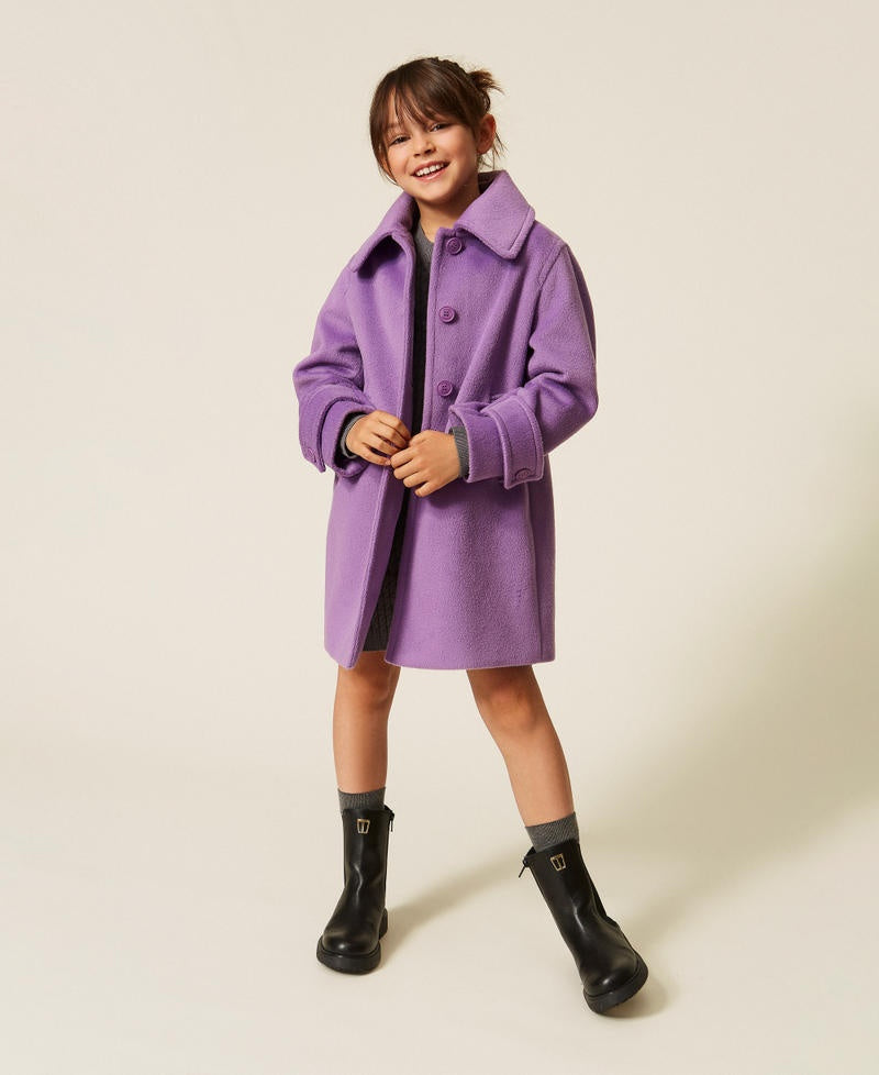 cappotto in panno 262GJ2060 11296 TWINSET GIRL 