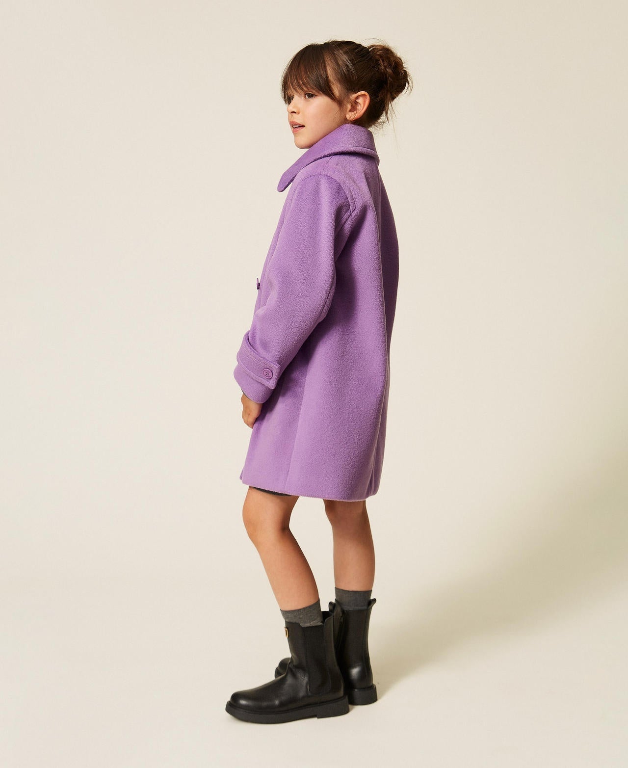 cappotto in panno 262GJ2060 11296 TWINSET GIRL 