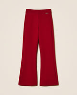 TWINSET GIRL pantaloni flare Rosso