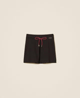 TWINSET GIRL gonna corta con fiocco Nero