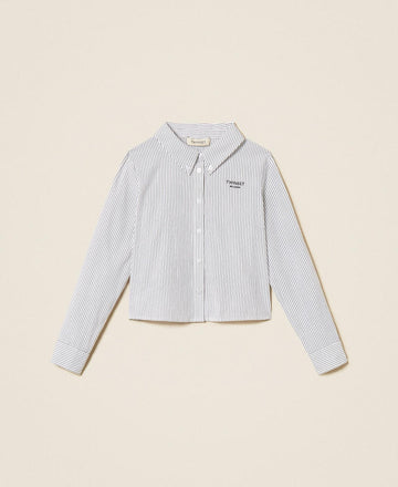 camicia a righe 262GJ214A 13821 TWINSET GIRL 
