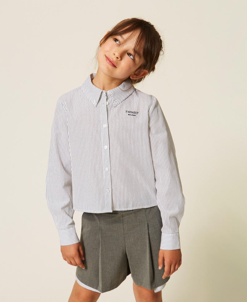 camicia a righe 262GJ214A 13821 TWINSET GIRL 