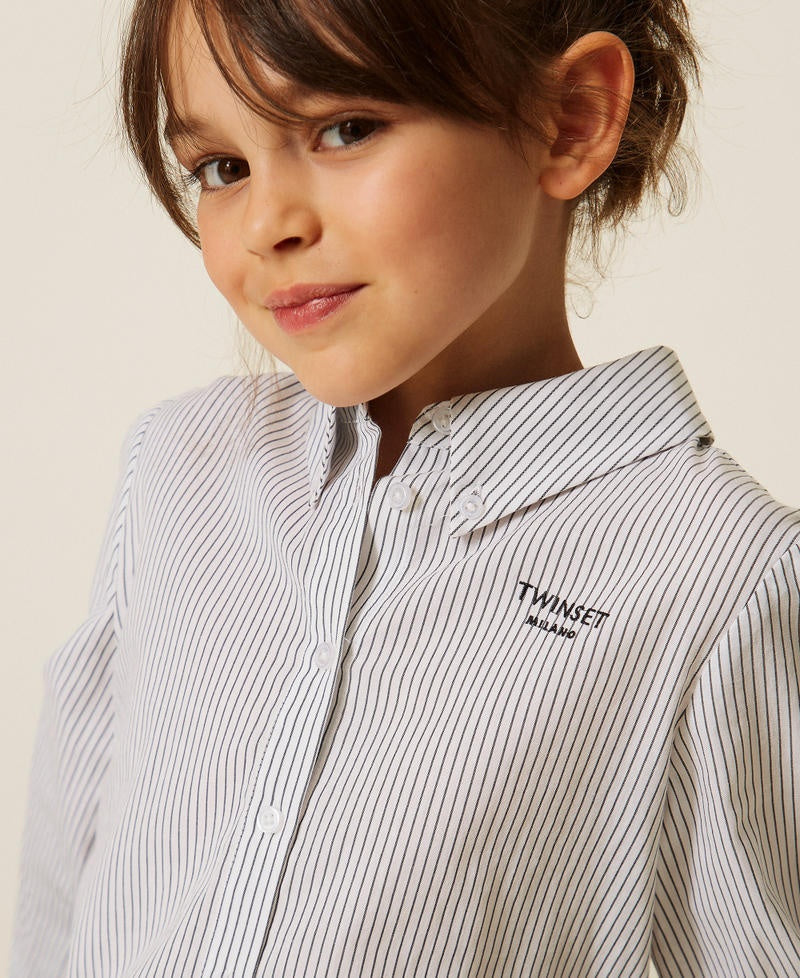 camicia a righe 262GJ214A 13821 TWINSET GIRL 