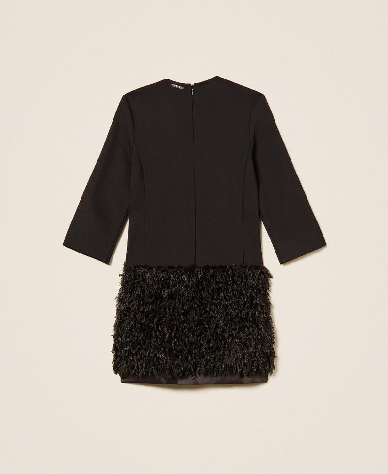 abito con faux fur 262GJ2160 00006 TWINSET GIRL 