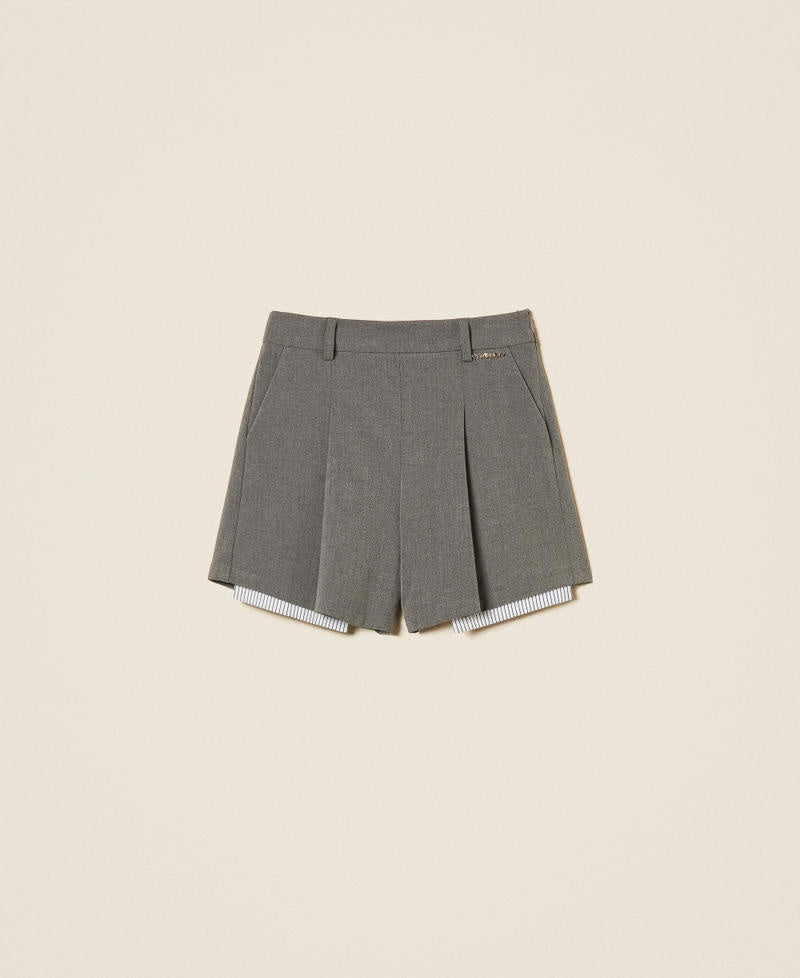 shorts in flanella 262GJ2180 12838 TWINSET GIRL 