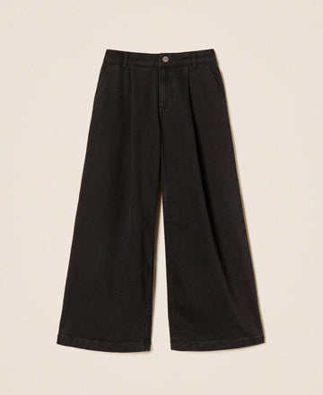 jeans wide leg 262GJ2240 00006 TWINSET GIRL 