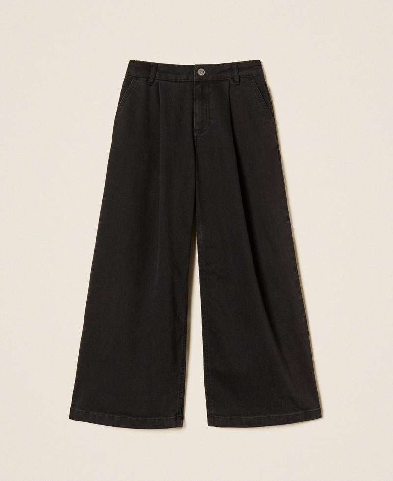 jeans wide leg 262GJ2240 00006 TWINSET GIRL 