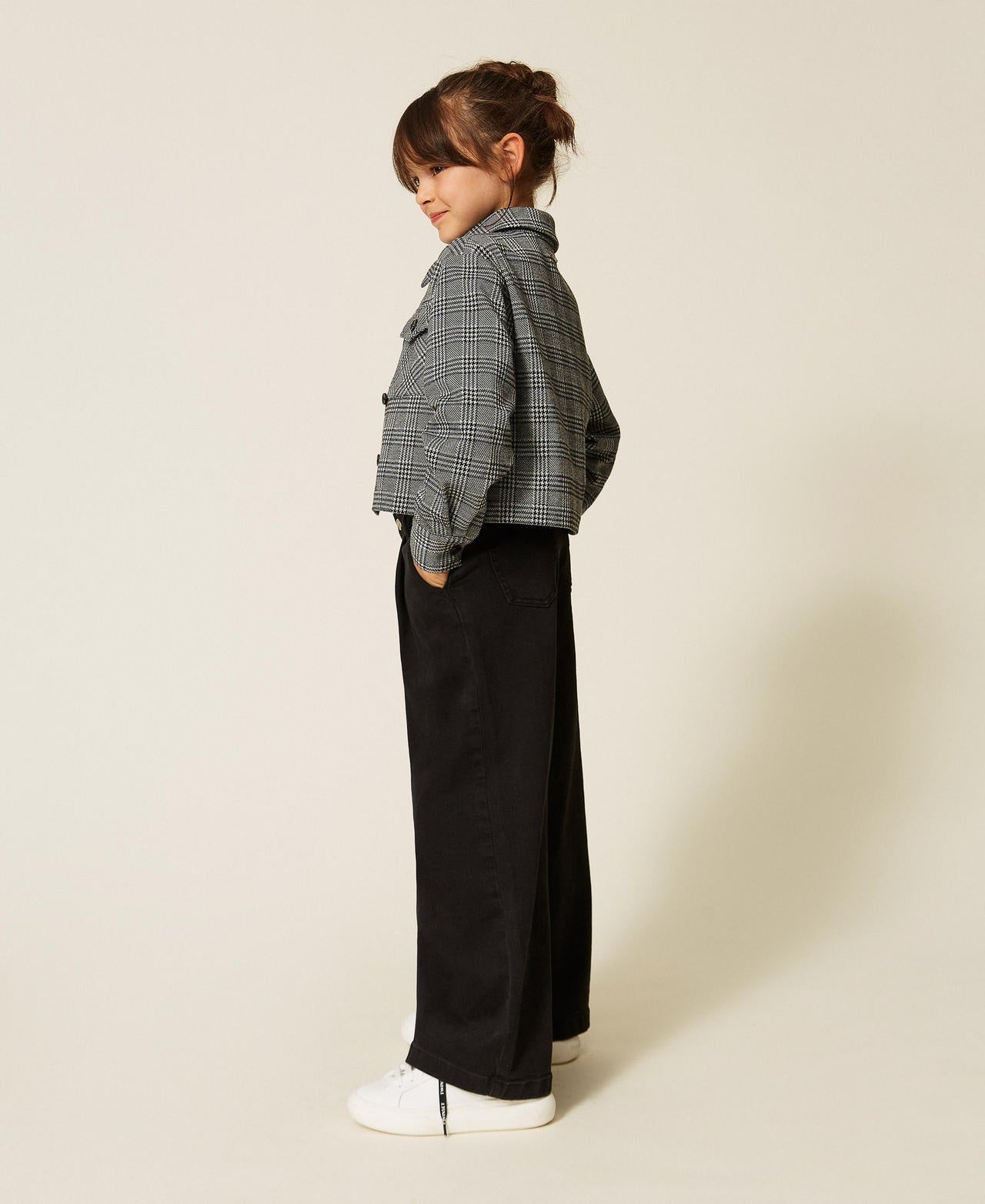 jeans wide leg 262GJ2240 00006 TWINSET GIRL 