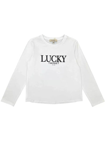 t-shirt maniche lunghe 262GJ2263 13866 TWINSET GIRL 