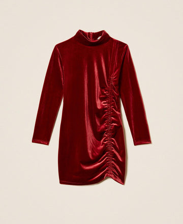 abito corto in ciniglia 262GJ2264 13704 TWINSET GIRL 