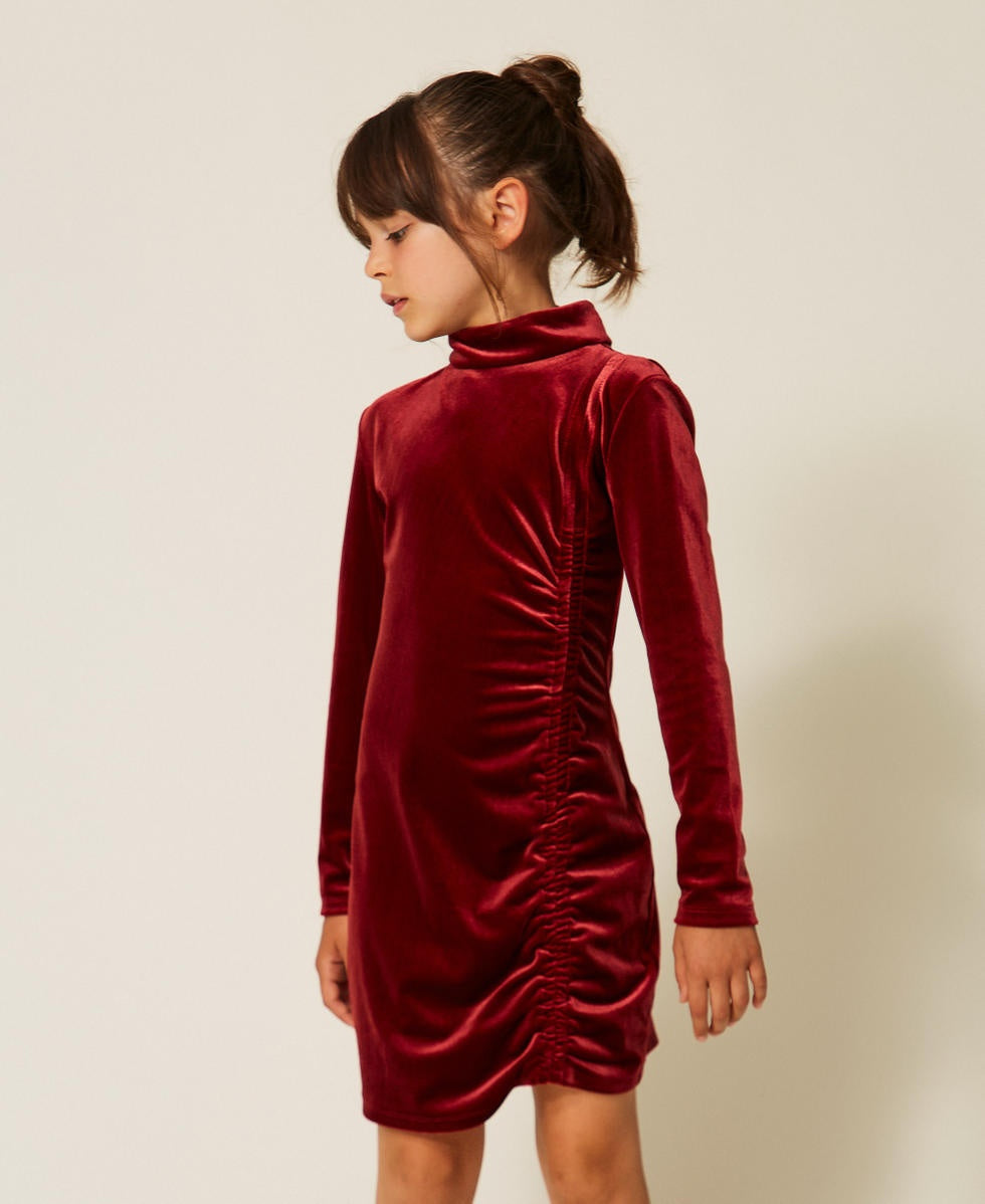 abito corto in ciniglia 262GJ2264 13704 TWINSET GIRL 