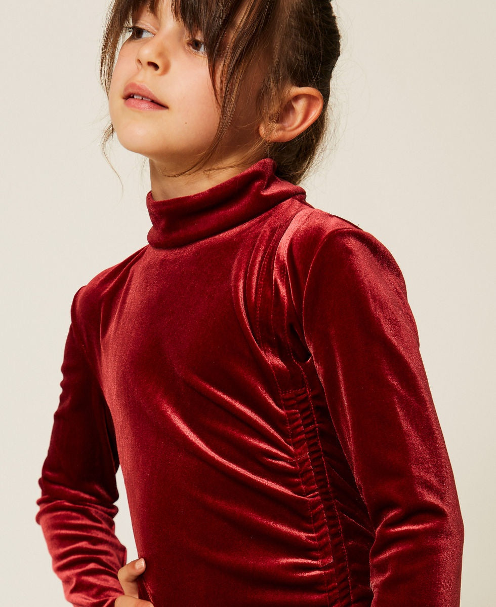 abito corto in ciniglia 262GJ2264 13704 TWINSET GIRL 