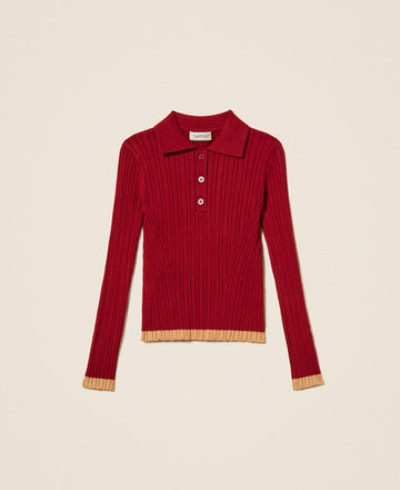 maglia a polo 262GJ3010 13767 TWINSET GIRL 