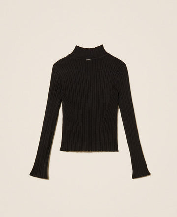 maglia collo alto 262GJ3011 00006 TWINSET GIRL 