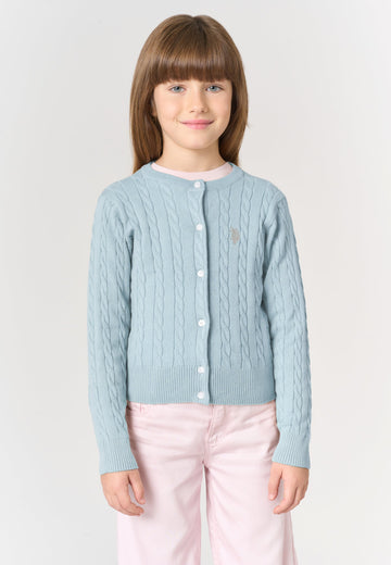 cardigan a trecce US44675001 143 U.S. POLO ASSN. 
