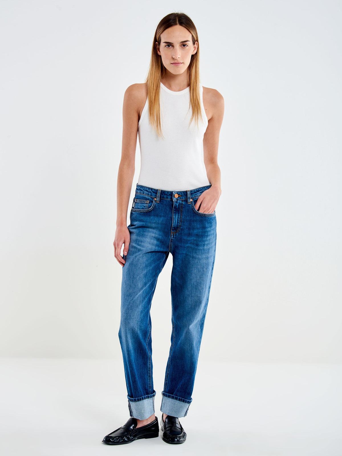 jeans maggie mom fit DAC5034 BLU VICOLO 