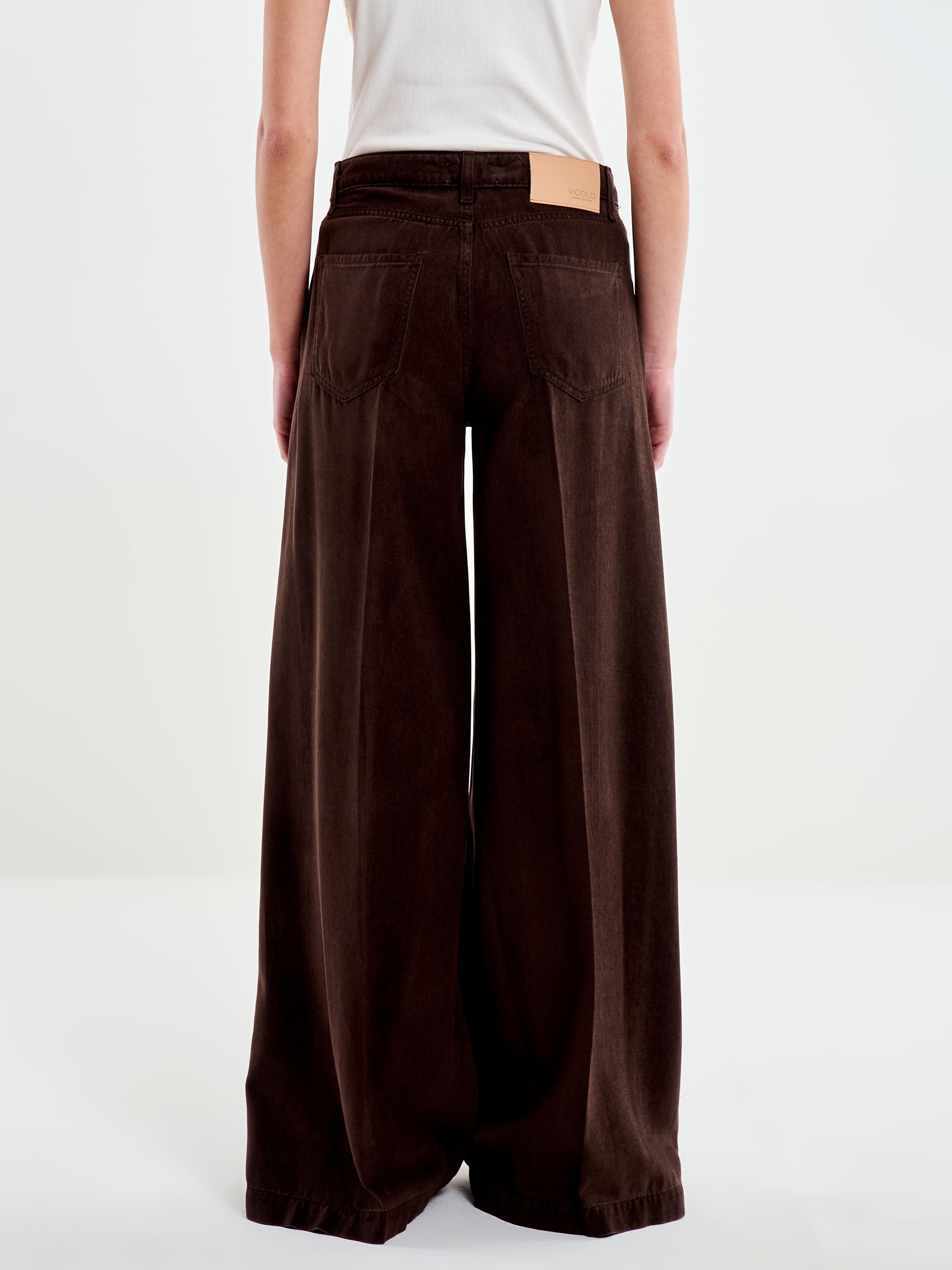 jeans madison wide leg DAC5059 FONDENTE VICOLO 