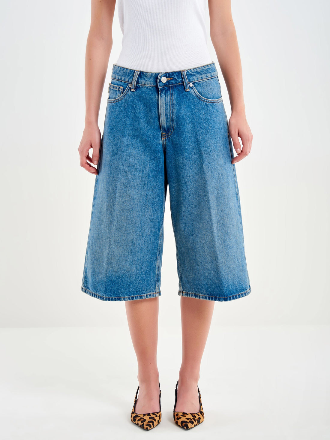jeans bermuda shelly DAC5249 DENIM BLU VICOLO 