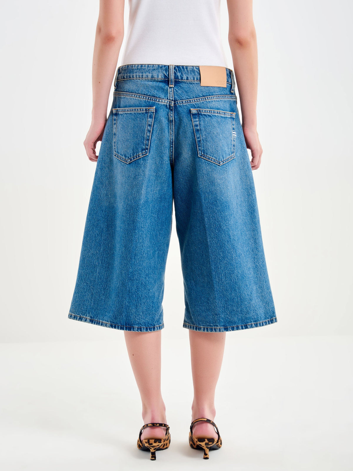 jeans bermuda shelly DAC5249 DENIM BLU VICOLO 