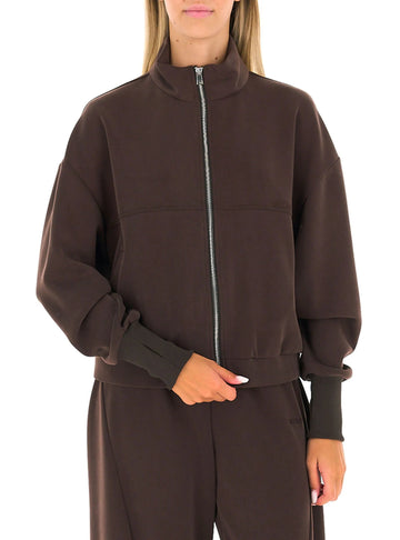 felpa full zip RAC0010 FONDENTE VICOLO 