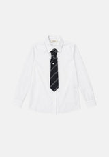 VICOLO camicia con cravatta Bianco