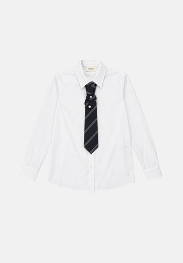 camicia con cravatta RAC0015 BIANCO VICOLO 
