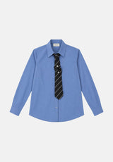 VICOLO camicia con cravatta Oxford