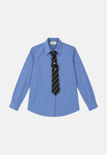 camicia con cravatta RAC0015 OXFORD VICOLO 