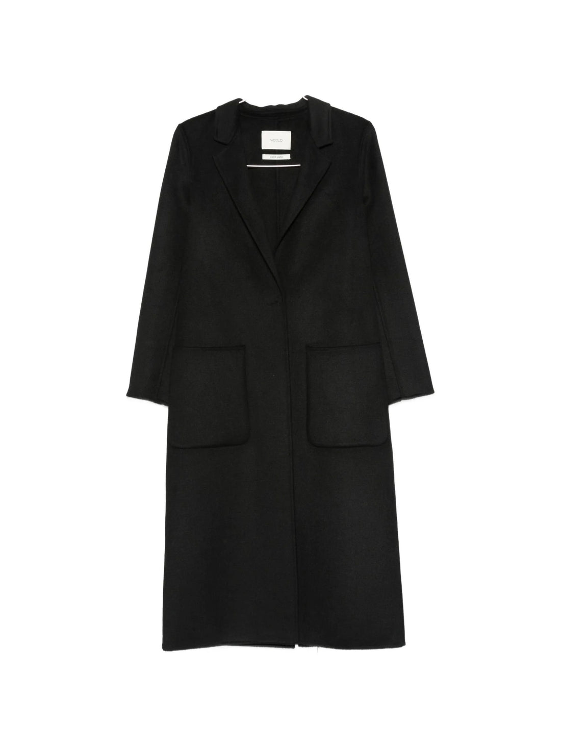 cappotto in misto lana TAC0002 NERO VICOLO 