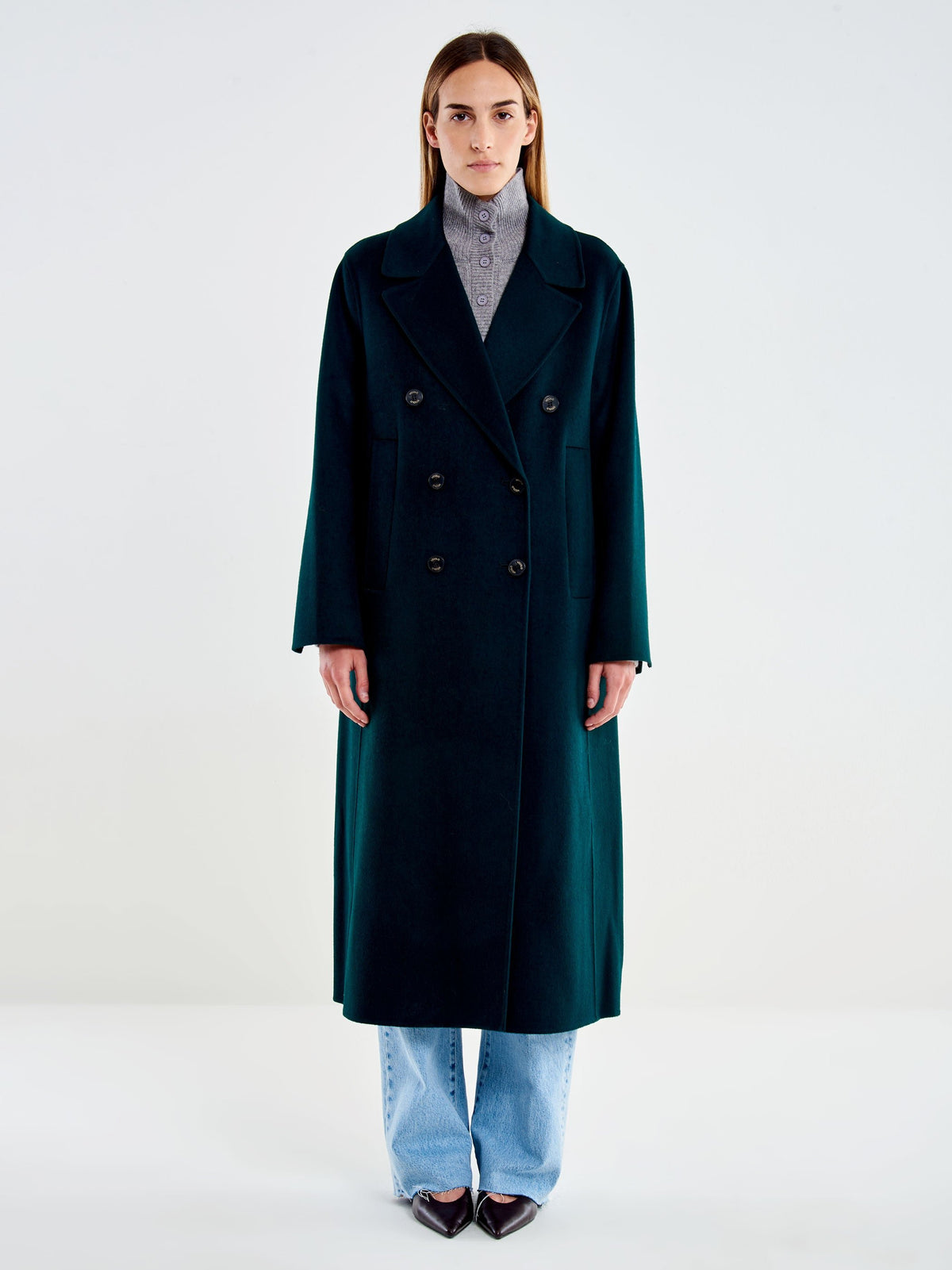 cappotto lungo doppiopetto TAC0011 FORESTA VICOLO 