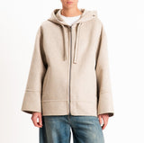 VICOLO cappotto in panno di lana Tortora