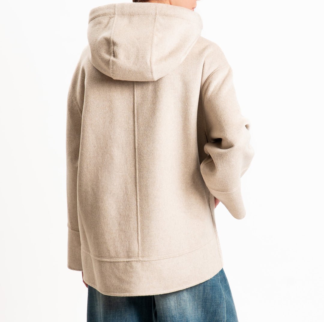 cappotto in panno di lana TAC0012 TORTORA VICOLO 
