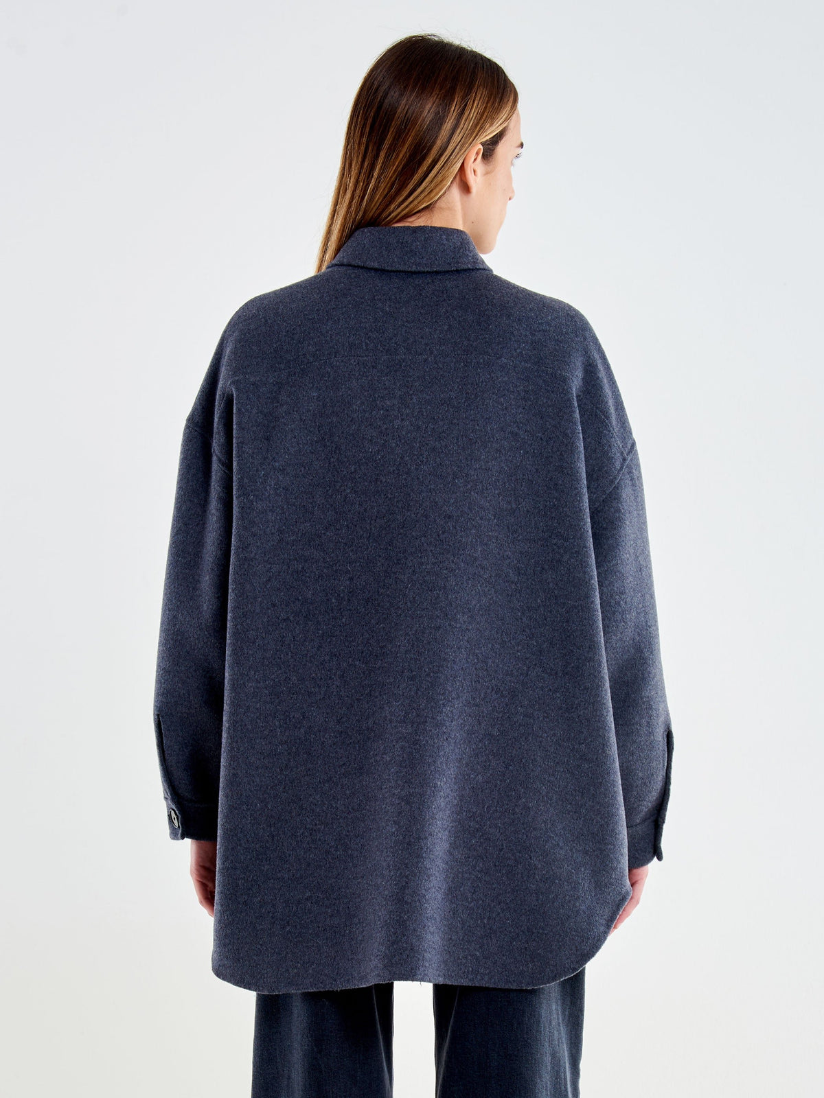 cappotto overshirt TAC0029 GRIGIO VICOLO 