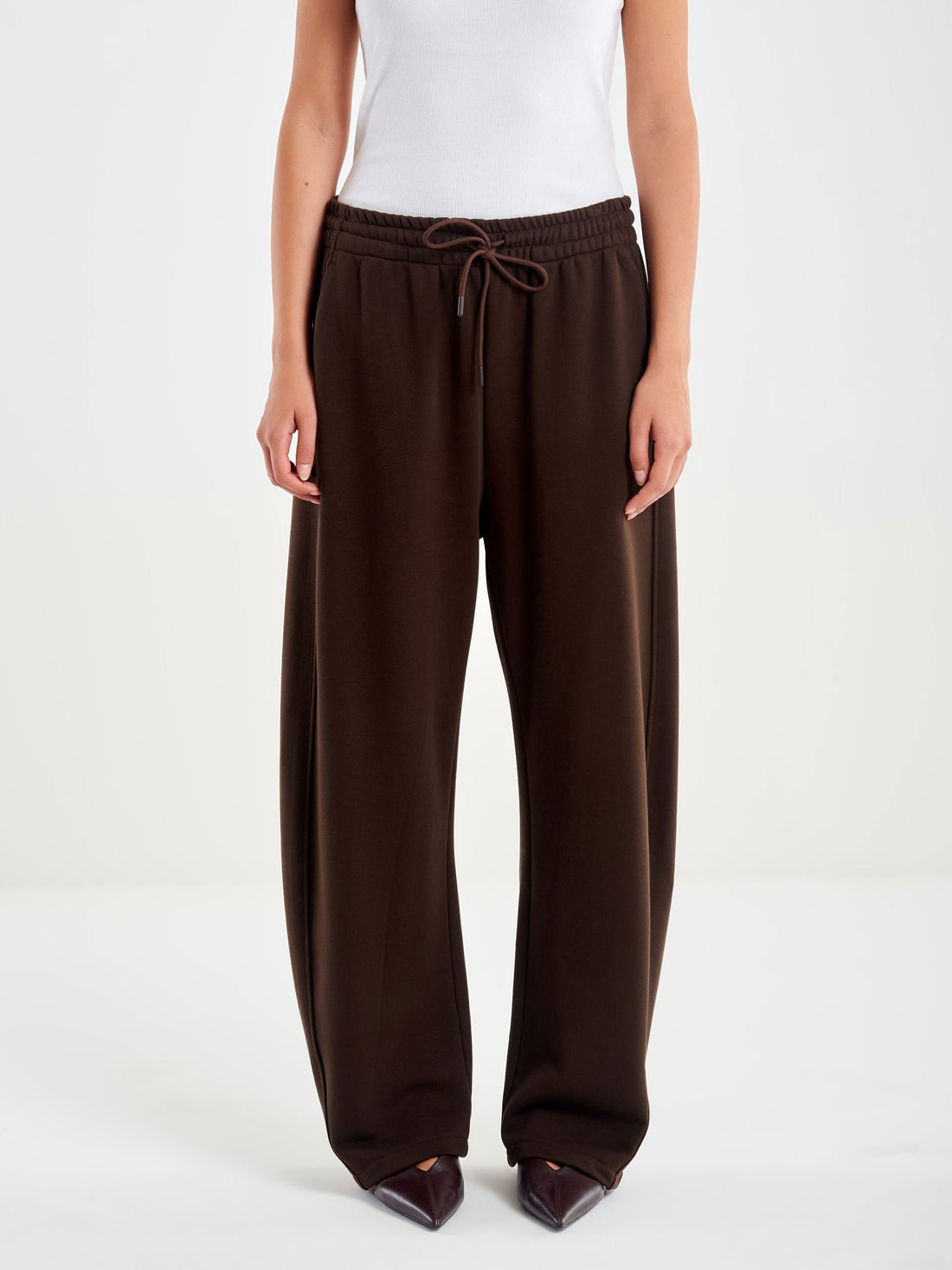 pantalone in felpa TAC0295 FONDENTE VICOLO 
