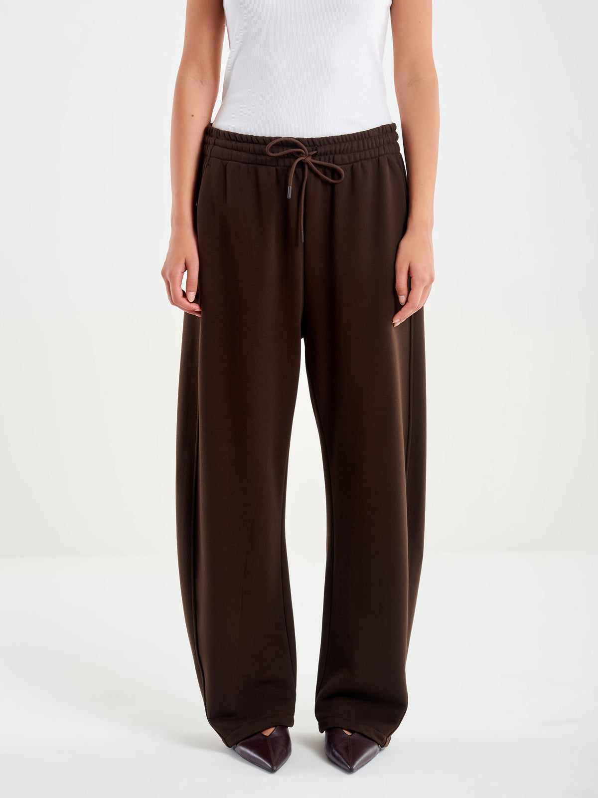 pantalone in felpa TAC0295 FONDENTE VICOLO 