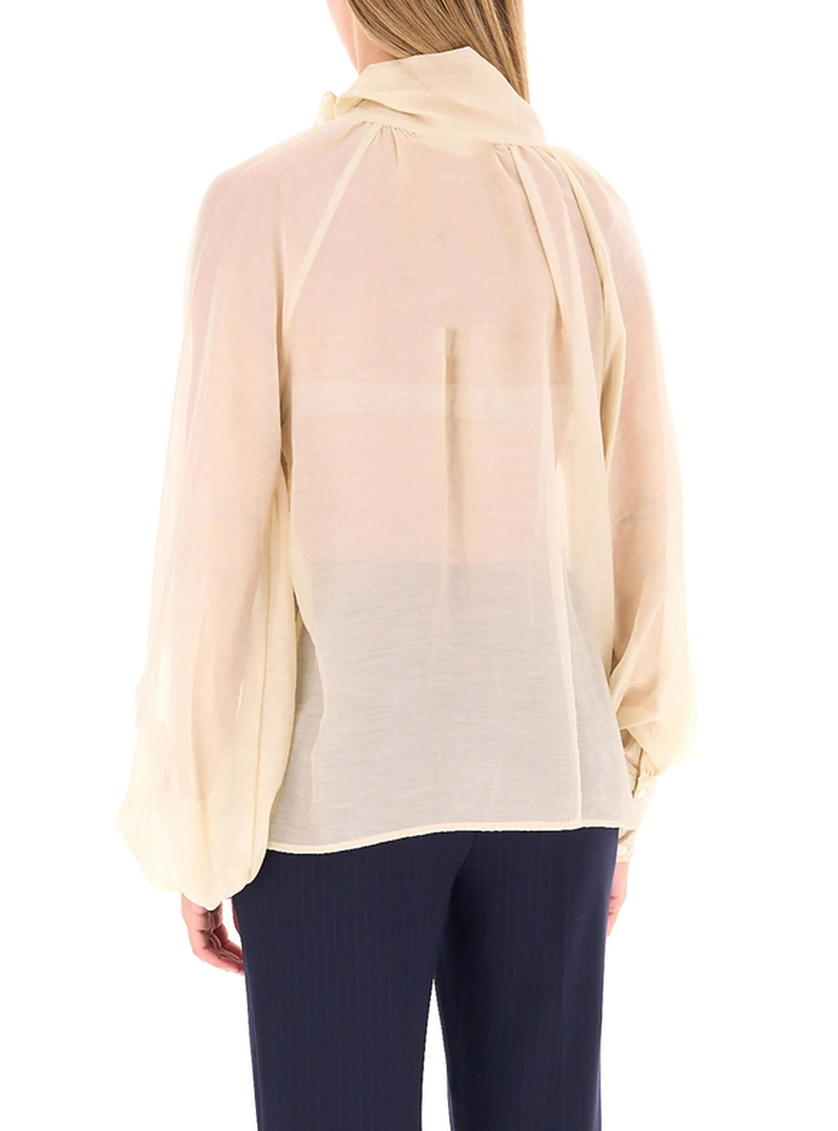 blusa con maniche a palloncino TAC0429 VANIGLIA VICOLO 