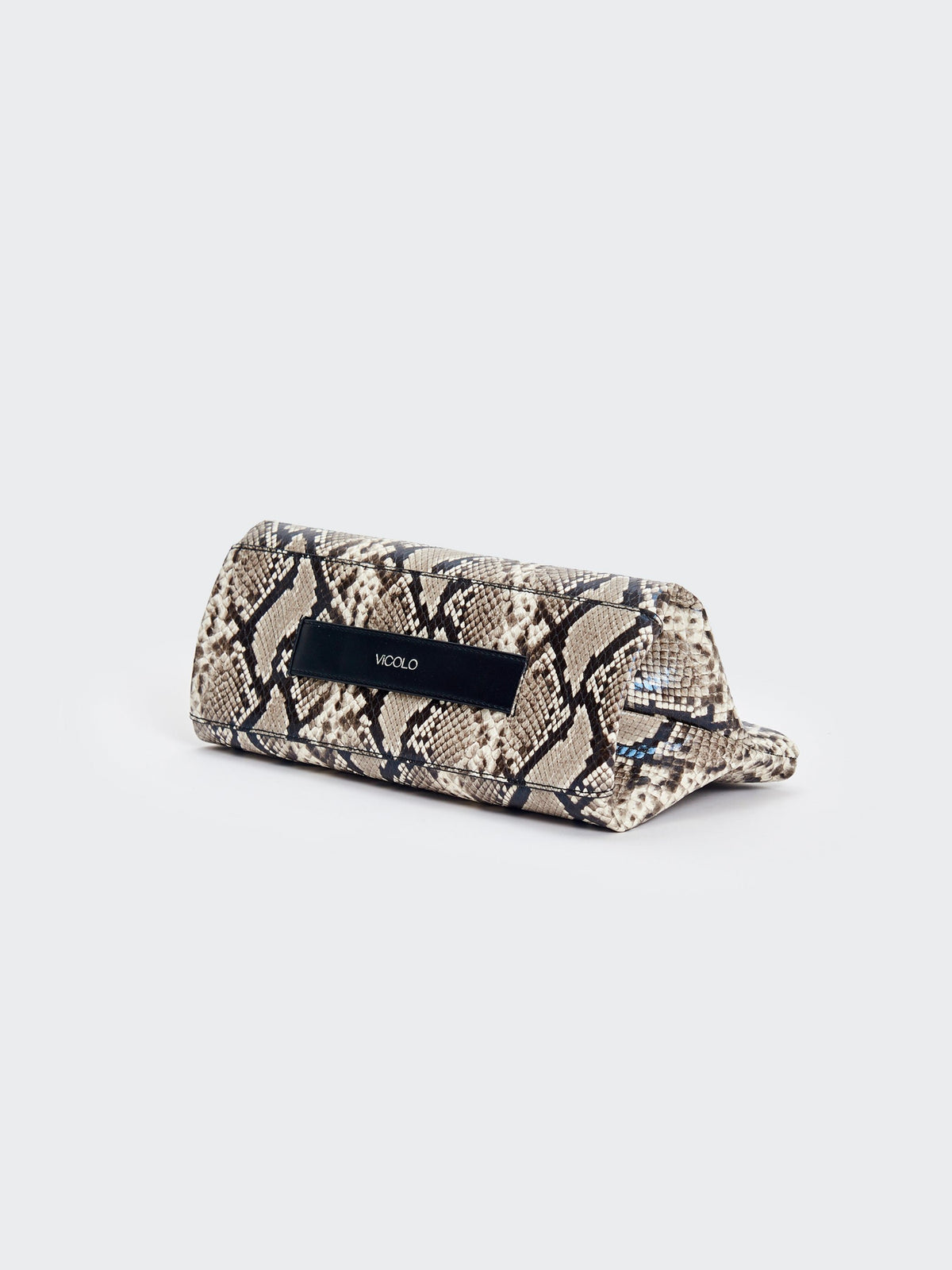 borsa arkè pitonata XAC0031 BURRO/NERO VICOLO 