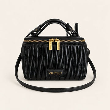 borsa bauletto con logo XAC0053 NERO VICOLO 