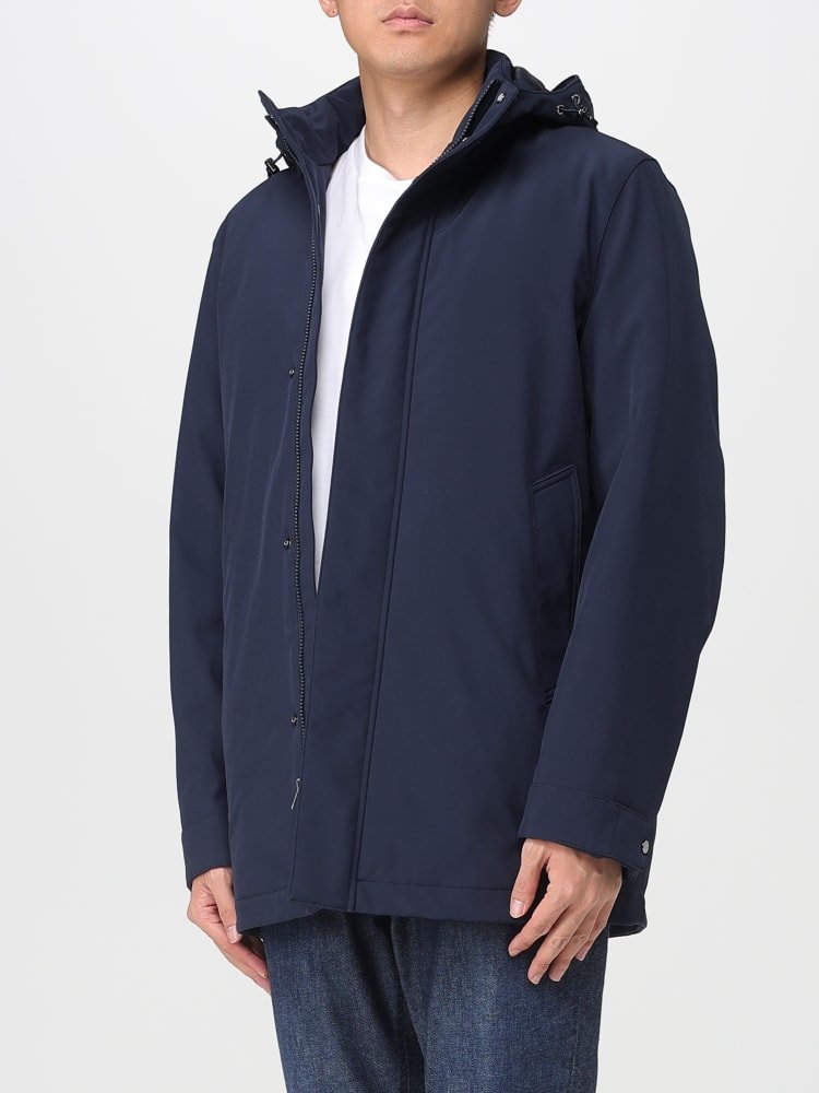 parka in nylon con cappuccio CFWOOU2017MBUT3496 3989 WOOLRICH 