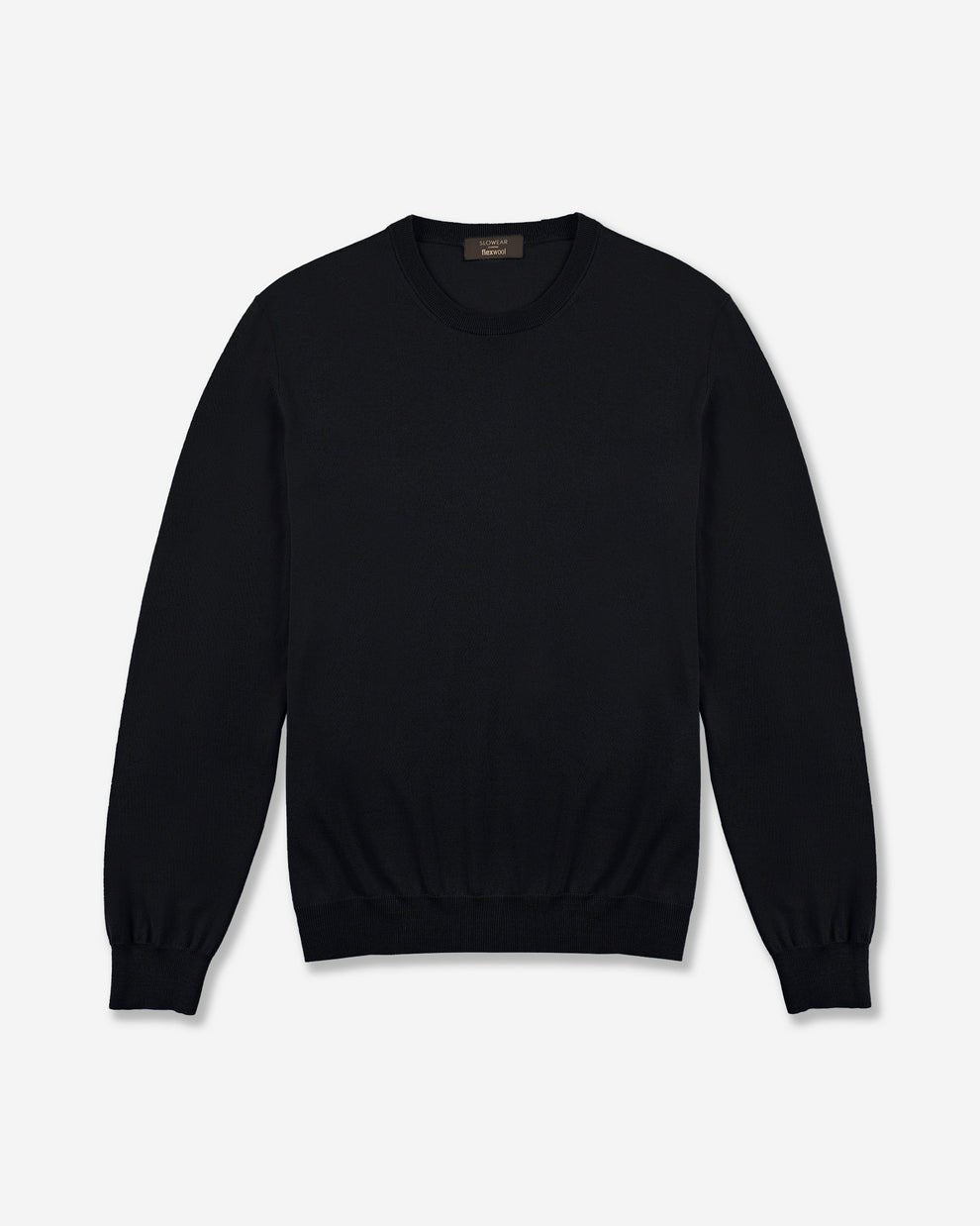 maglione girocollo slim fit flexwool 810234-Z0290 N0011 ZANONE 