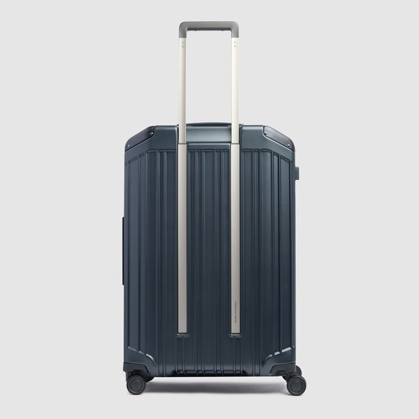 trolley medio rigido a 4 ruote BV7246PQL BLUO PIQUADRO 
